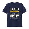 Mr Fix It Dad S Fathers Day Handy Man T Shirt Vintage Washed Soft Top For Everyday Wear Stretched Versatile Comfortable