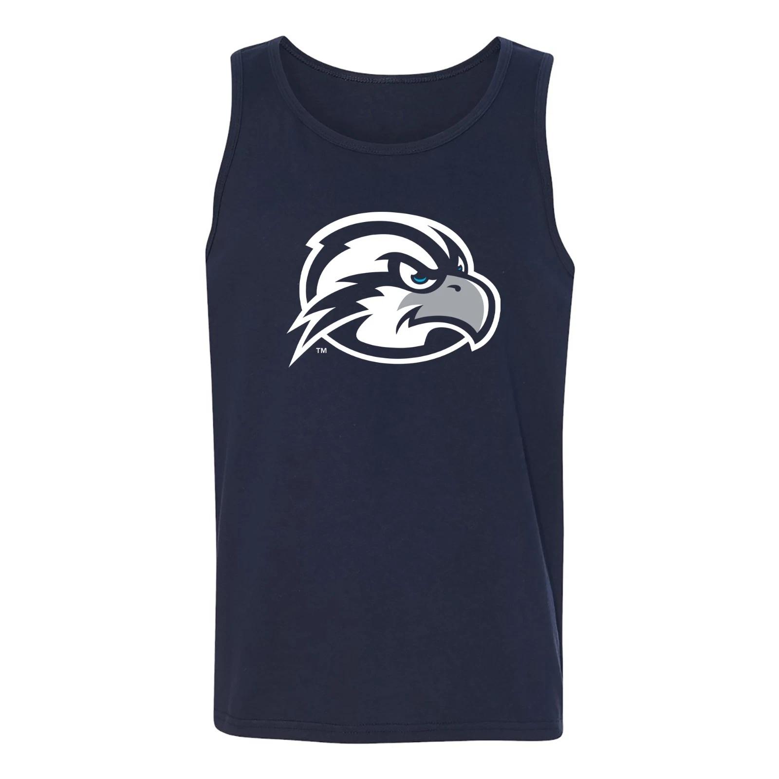 North Florida Ospreys UNF Primary Logo University Sports Team Tank Top - Navy 4XL