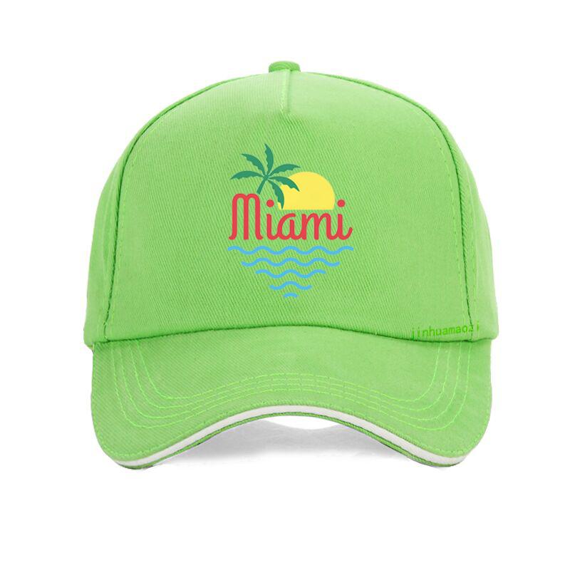 Miami Baseball Caps Christmas Hat Unisex Women Adjustable Dad Caps Streetwear Outdoor for Sun Hat