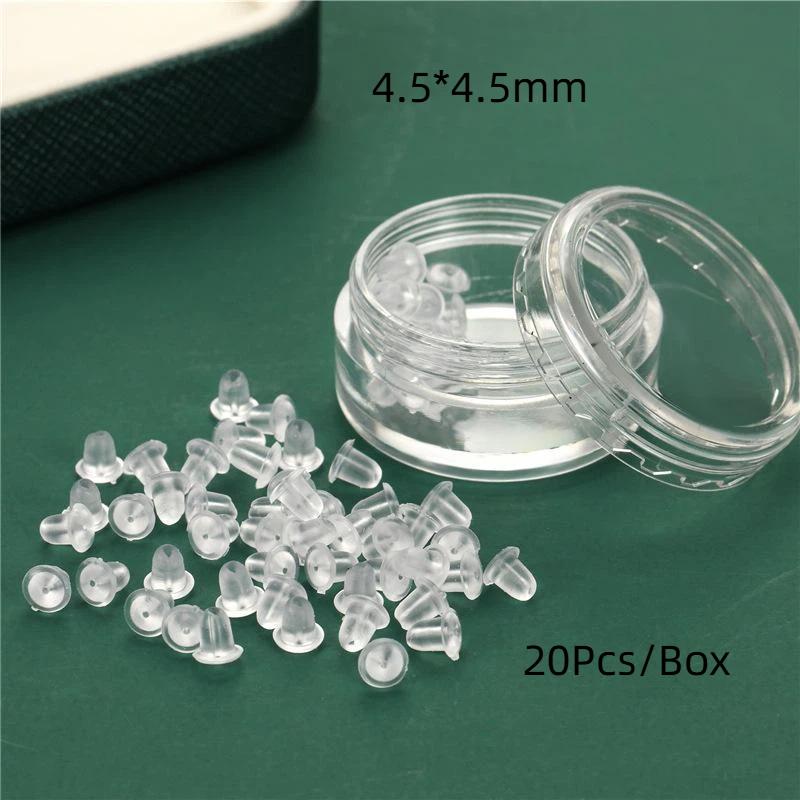 Eco-friendly Soft Silicone Earring Back Stoppers 200-2000Pcs Non-toxic for Stud Earrings DIY Jewelry Making