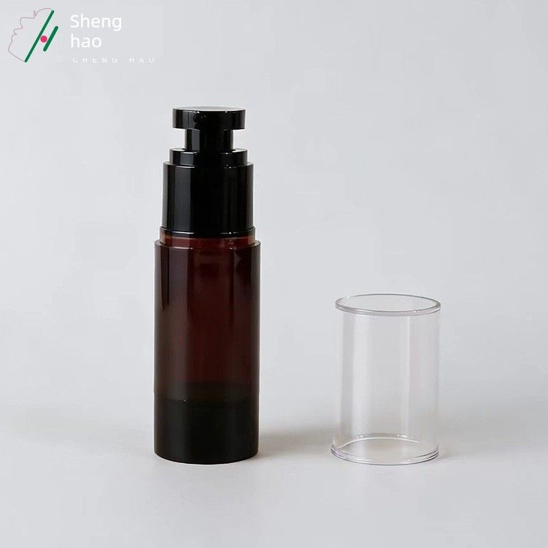 

In Stock 15-120ml Brown Dark Vacuum Spray Bottle Lotion Pump Liquid Foundation Essence Eye Cream Storage Bottle 15ml Vacuum Lotion Bottles Starting from 10 Pieces