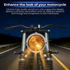 Retro Headlight 4.5 inch 12V DC Motorcycle Accessories For Harley Kawasaki Honda Yamaha Suzuki Chopper Cafe Racer Bobber Cruiser