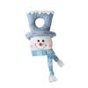 Christmas Lighted Snowman Ocean Style Blue Christmas Home Door Hanging Decoration