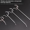 5Pcs Metal Universal Mesh Panel Hooks Retail Shop Mesh Stall Hangers Wall Hook Coat Bag Supermarket Shelf Hook