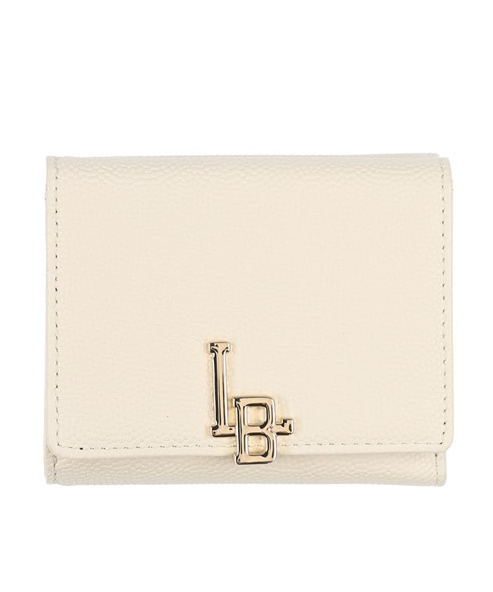

Lanvin en Bleu Elvie Tri-fold Wallet, Ivory, Size F
