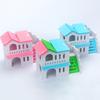 Wooden Hamster Deluxe Double Deck Villa Natural Living Hideout Hut Toy Small Animal Chew Toy for Hamster Cage