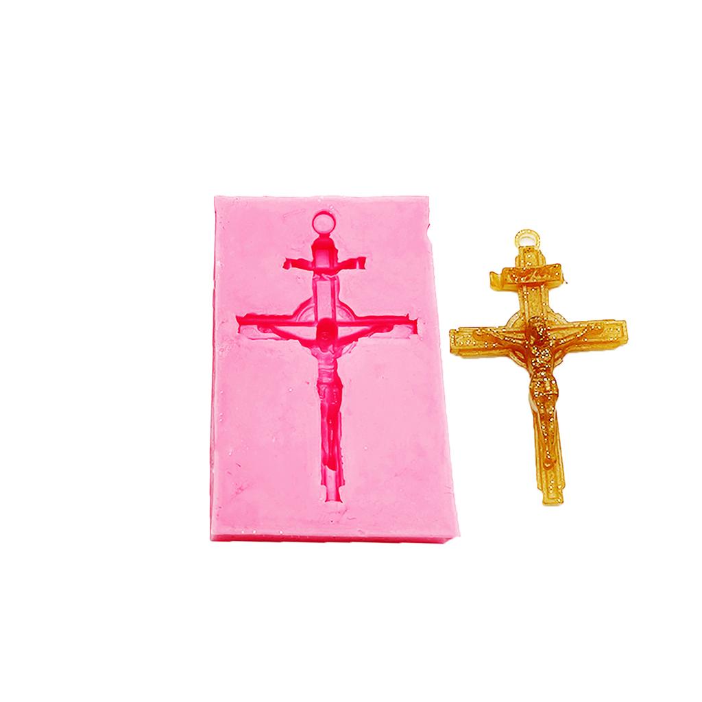 Silicone Cross Mold Fondant For DIY Baking Pastry Art Candy Clay Cake Decorating Chocolate Tool