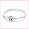 925 Sterling Silver Bracelet Star Moon Blue Eyes Zircon Heart Safety Chain Bracelets Snake Bone Chain Fit DIY Charms Jewelry