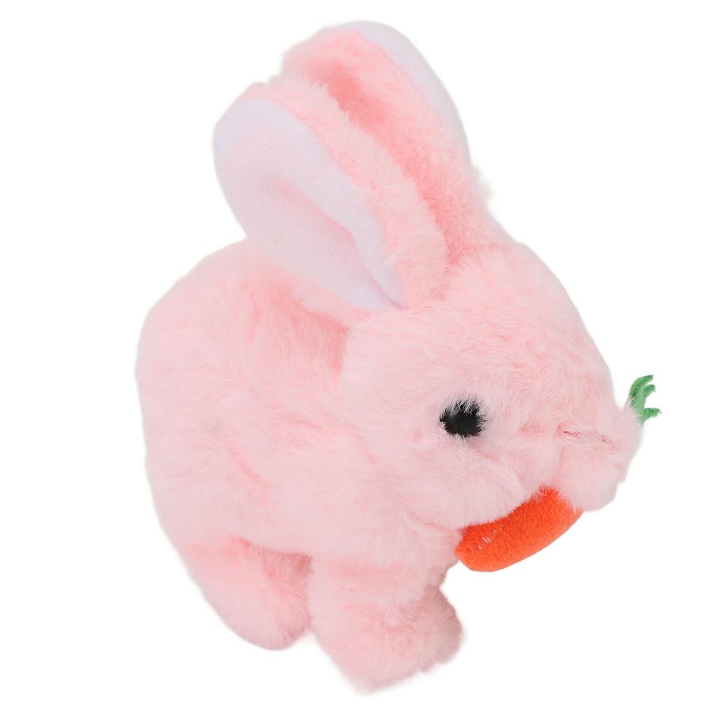  Bunny Toy Plush Interactive Easter Electronic Hopping Bunny Toy with Sound Wiggle Ears for Birthday Gift