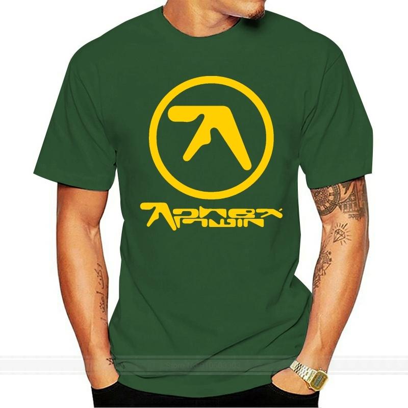 Aphex Twin Logo TShirt Size S M L XL 2XL 3XL New Fashion T shirt Brand Hip Hop Print Men Tee Shirt High Quality