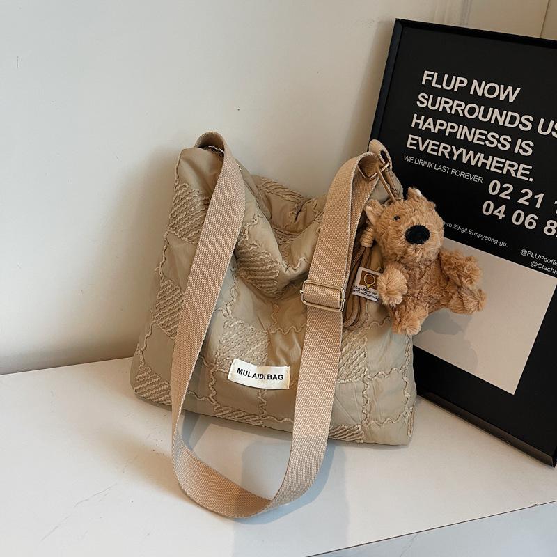 Leisure Commuting Large-capacity Bag Women's 2025 New Autumn and Winter Lightweight Casual Messenger Bag Shoulder Bag Tote Bag