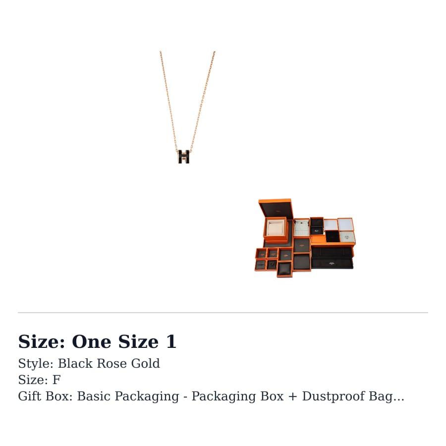 Hermes Pendant Mini Pop H H147992FO03