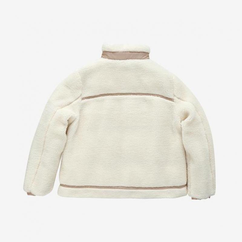 New Balance Women S reverSible Fleece Double Side Padding Beige