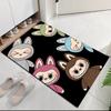 Labubu Teppich mit Aufdruck, für Bürostuhl Wohnzimmer Schlafzimmer Küche Raumdekoration Geschenke.