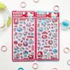 Kawaii Hello Kitty 3D Relief Decals Adorable Phone Case Laptop Water Bottle Decorations Decals School Stationery Supplies