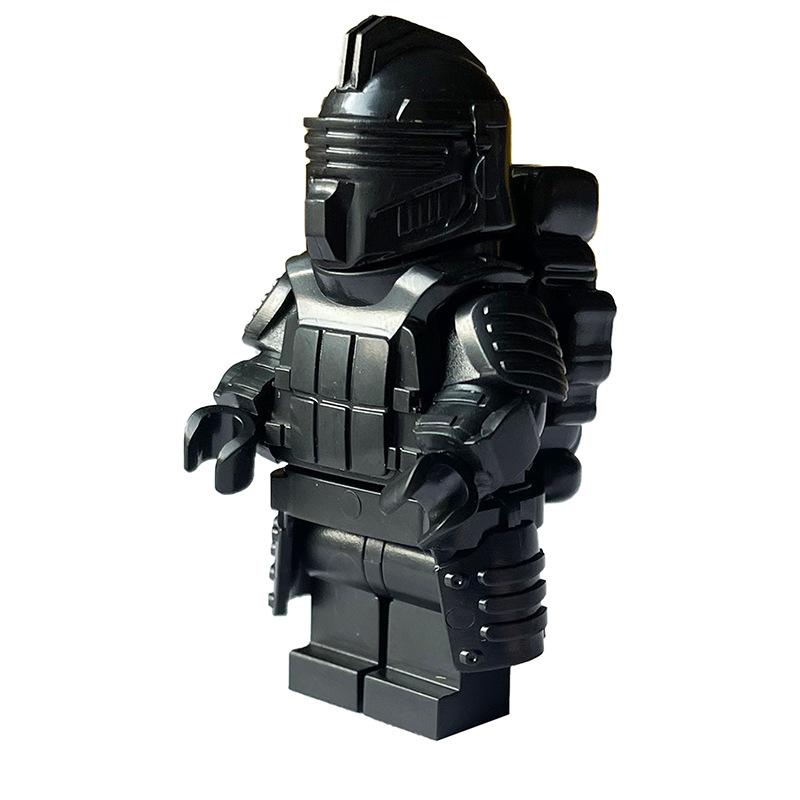 Subway Escape Level 7 Set Level 7 Armor Doll Assembly Building Block Boy Educational Toy
