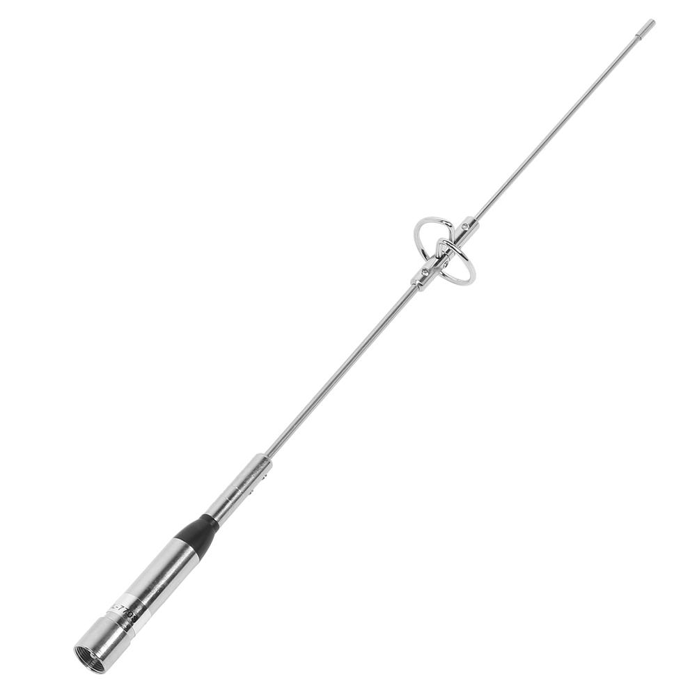 NL‑770S Stainless Steel Sturdy 144 430MHz VHF UHF Antenna Accesory for Car Radio