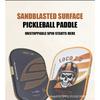 Retro Gold Loco2 Carbon Fiber Pickleball Paddle Elongated Frame Professional Tournament Competition Paddle