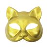 Halloween Cat Face Mask Plastic Old Vintage Light Plate Half Face Mask Venice Party Prom Dress Up Props