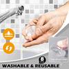 Door Knob Wall Shield Clear Soft Rubber Door Stopper Door Handle Bumper Mute Stickers Wall Protector Muffler Pad Protective Plug