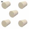5Pcs Solide Gummi Stopper Stecker Bungs Labor Flasche Rohr Versiegelt Deckel Korken