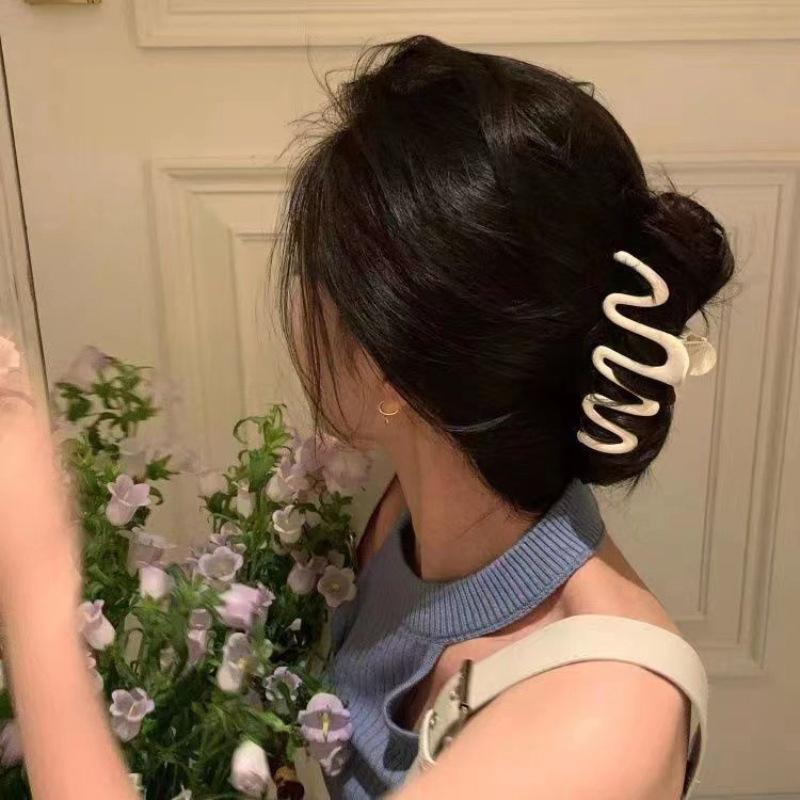 Large Hair Clip Banana for Hair Clip Ladies Barrette Buckle for Hair Claw Barrette Japanese Accessories Hairpins for A Woman