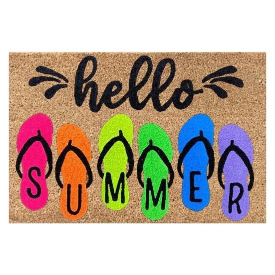 Vstupní kobereček Užitečný Zabránit pádu Krátký sametový koberec na podlaze 40x60cm Květinový vzor Rohožka na uvítanou Rohožku na uvítanou Rohožku na dveře Home Decor