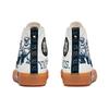 YELU X Anta Durable Breathable High-Top Canvas Shoes Men's White Sneakers
