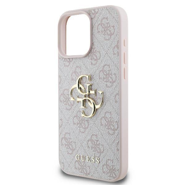 Guess Guhcp16L4Gmgpi Iphone 16 Pro6.3 Różowy/Pink Hardcase 4G Duże Logo