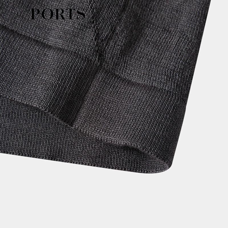 PORTS Women's V-Neck Cotton Silk Blend Sweater LP8K439RKT009