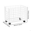 Labor Basket, Linen Basket On The Wheels, Multifunction Organizer of Modern Dirty