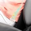 1pcs Memory Foam Car Seat Cushion Pad - Ergonomic Height Increase Driver Seat Mat Compact Orthopedic Cushion
