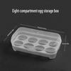 3/4/8 Grids Egg Holder Container For Outdoor Camping Picnic Eggs Box Case Anti-fall Egg Storage Box Kitchen Organizer