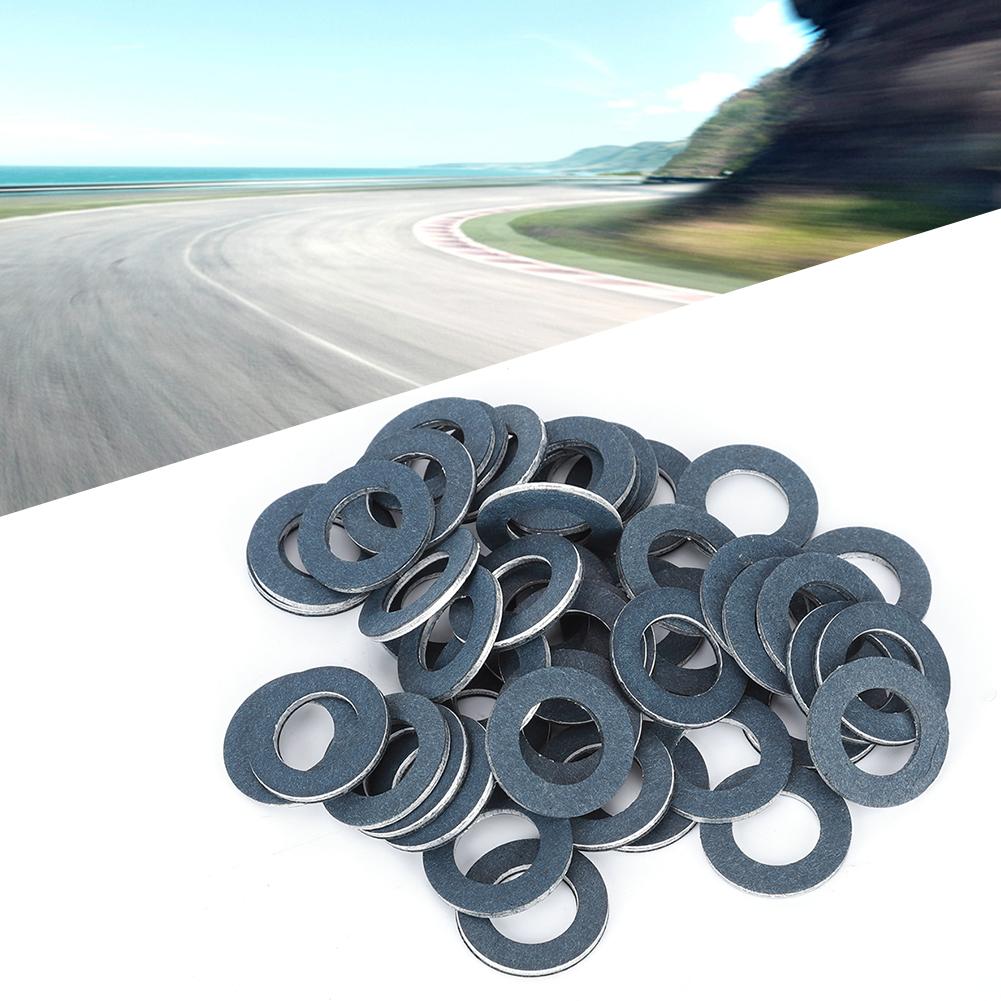 50pcs Oil Drain Plug Washer Seals Gaskets Rings 90430‑12031 Fit for Avalon