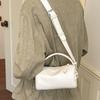 Stylish Pillow Shape Crossbody Bag Women PU Leather Shoulder With Zip Minimalist Urban Design