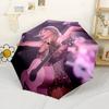 Toronto Music Festival Poster Portable Automatic Umbrella with 8-Rib Durable Plastic & Iron for Outdoor Daily Use Fashion Lovers
