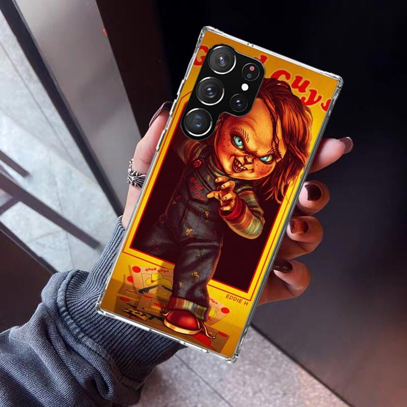 Chucky Child's Play Phone Case For Samsung Galaxy S23 S24 S25 Edge S26 Ultra S22 + S21 Plus S20 FE Cover Silicone Print Shell Ga