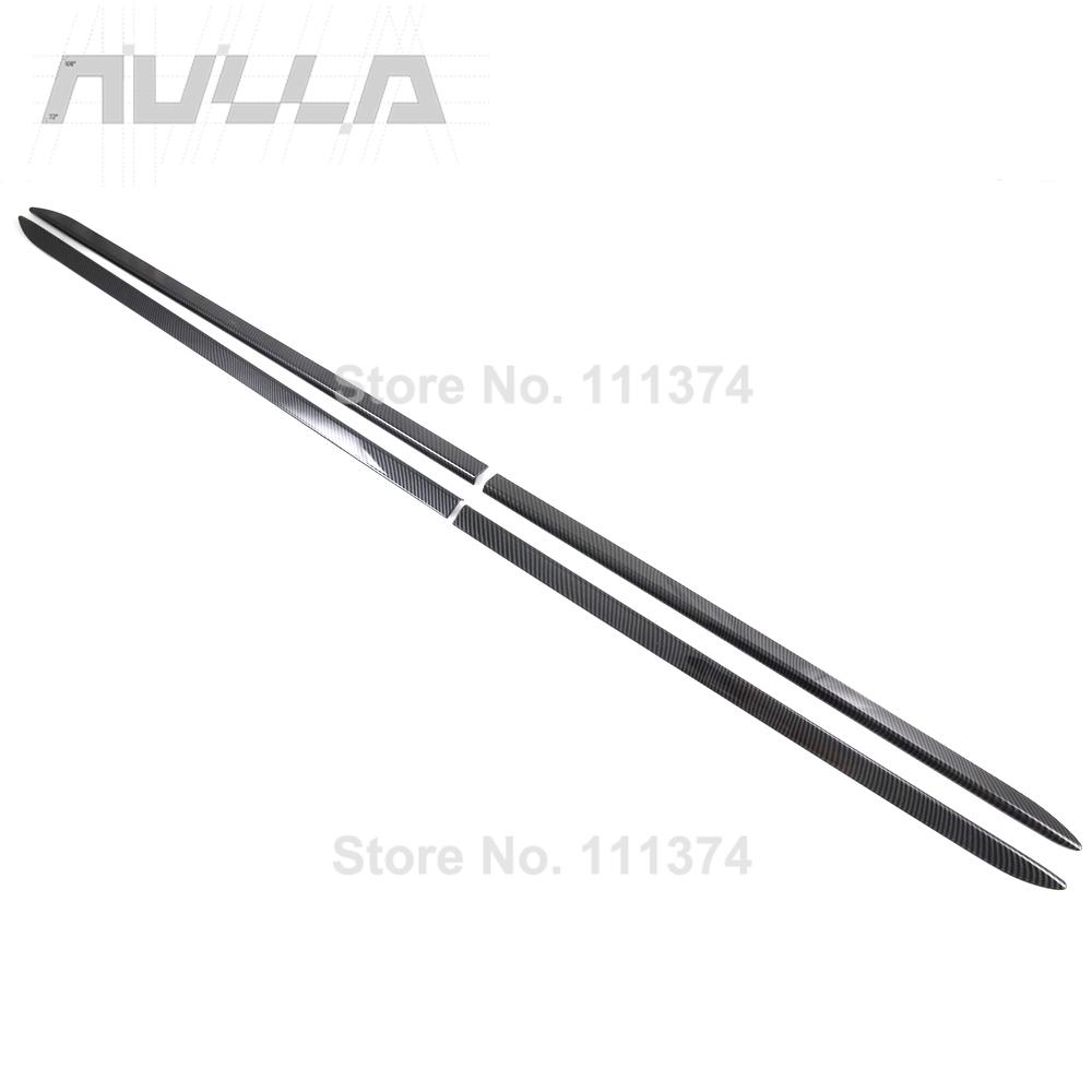 For Kia Carnival KA4   2022 Side Door Body Trim Carbon Fiber Car Accessories Exterior