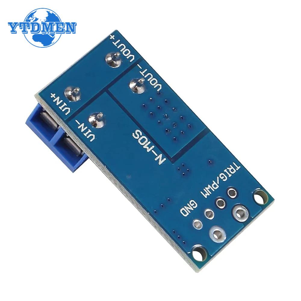 1-10pcs 15A 400W MOS FET Trigger Switch Drive Module PWM Regulator Control Panel DC 5V-36V for Arduino