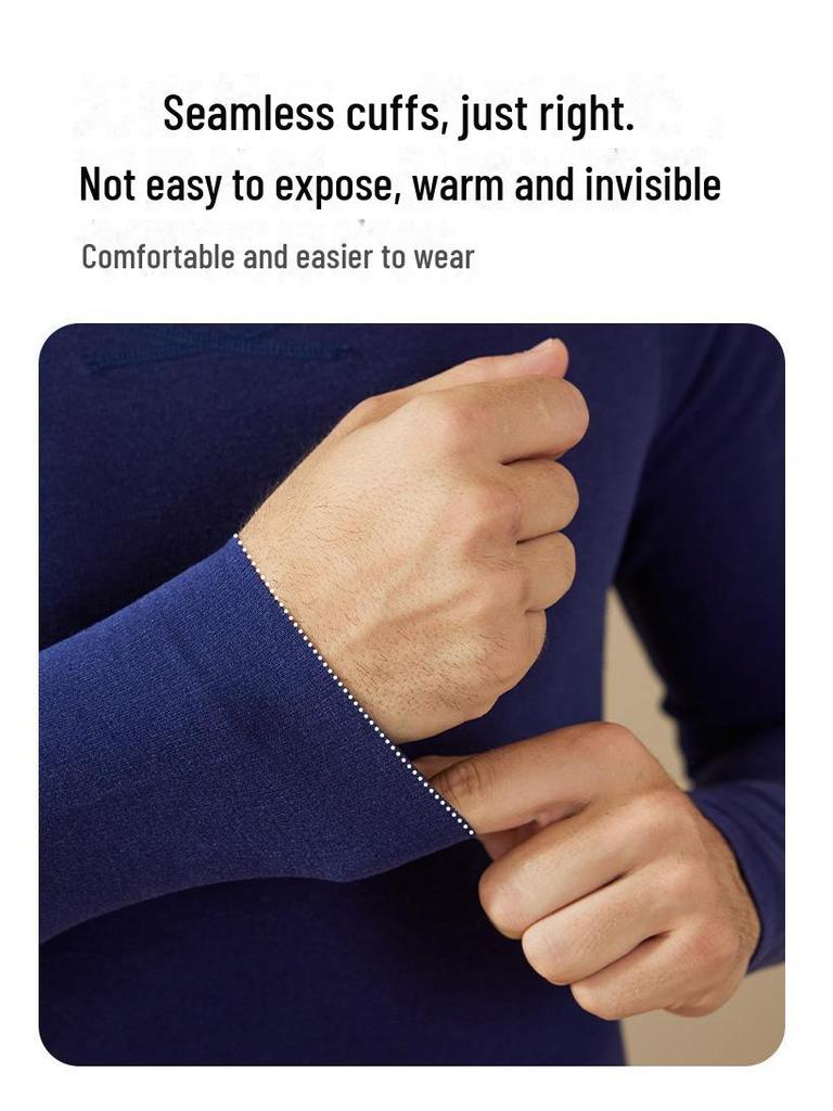 Pánské termální sametové samoohřívací triko s antibakteriální maskou - Podzimní oblečení odolné proti chladu