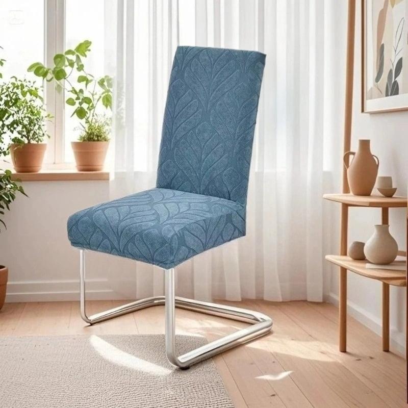 1/2/4/6pcs Jacquard Dining Room Chair Cover Stretch Seat Protector Universal Chair Slipcovers for Wedding Party housse de chaise