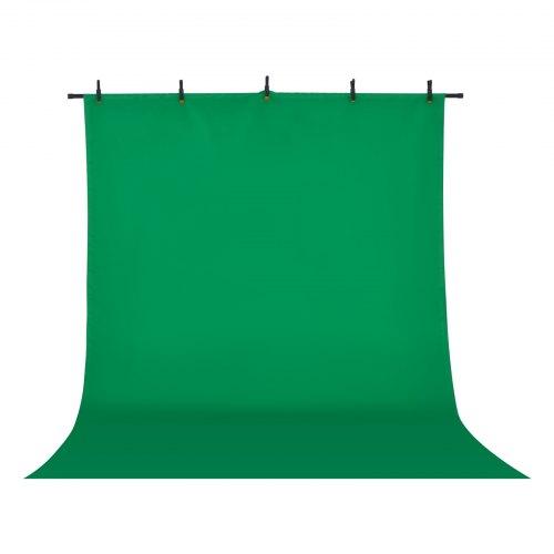 VEVOR Backdrop Stand, 5 x 6.5 ft Adjustable Photo Backdrop Stand Kit, Portable Background Backdrop Stand with 3 Crossbars
