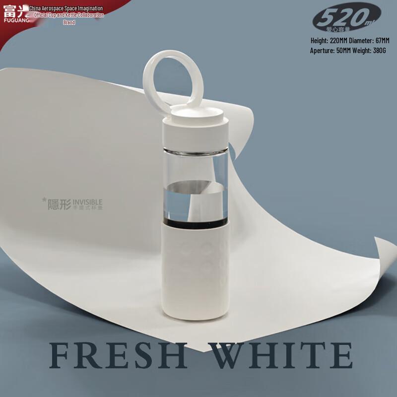 FUGUANG Elegant Portable High Borosilicate Glass Tea Cup