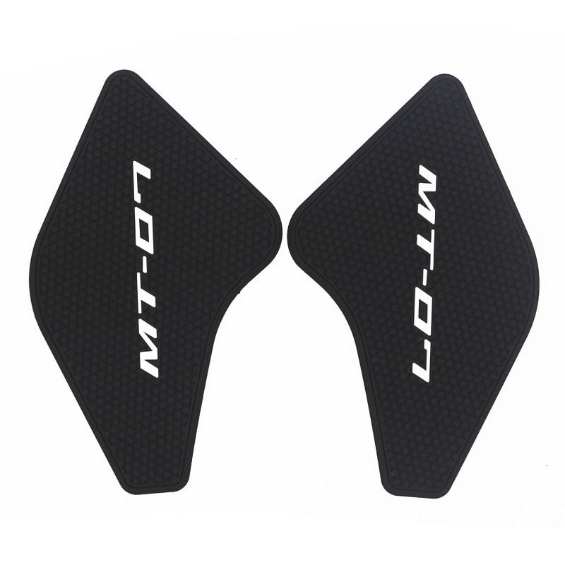 

Для Yamaha MT 07 MT07 MT-07 + боковая накладка на топливный бак, накладки на бак, защитные наклейки, наклейка, газовая наколенница, тяговая накладка чёрный