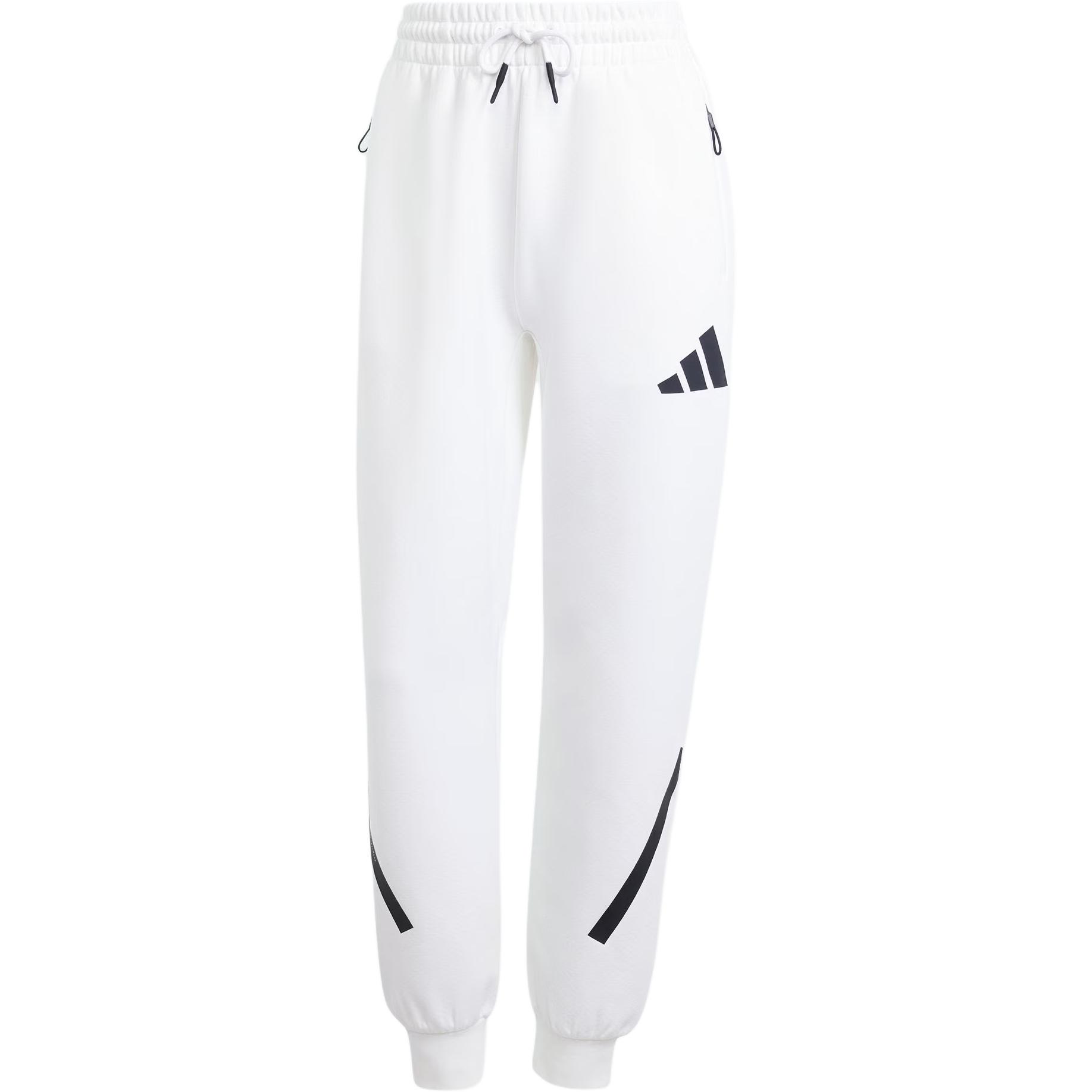 

Adidas ZNE. Спортивні штани з логотипом, на шнурку, повсякденні штани, жіночі штани, білі JE7843 M