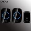 Waterproof Long-Distance Wireless Doorbell with Remote Control, 58 Melodies, and 4 Volume Levels