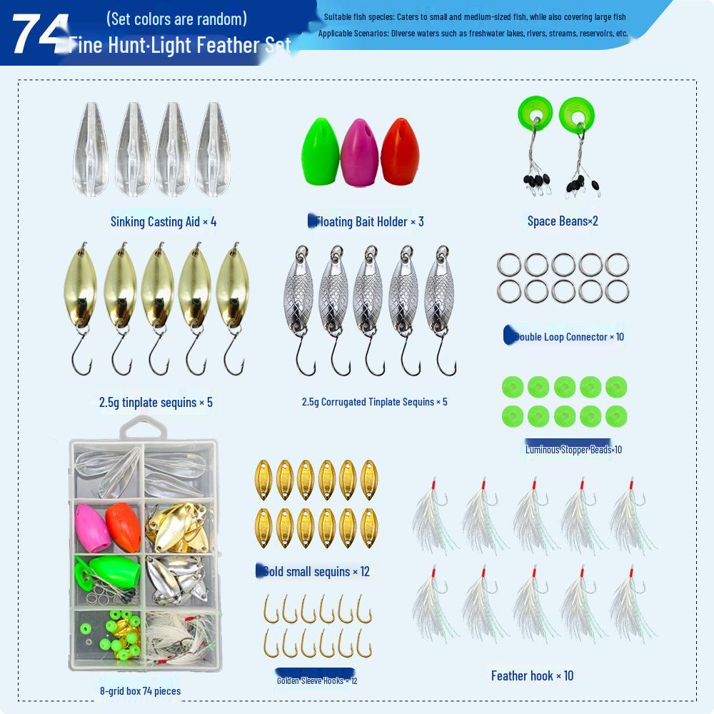 Lead-Weighted Shrimp Soft and Hard Lures Jig Head Kits
