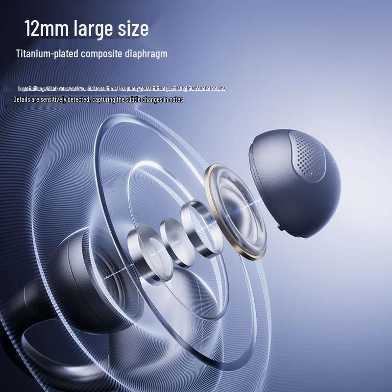 Edifier Halo Clip Open-Ear Bluetooth Earbuds with RGB Lighting