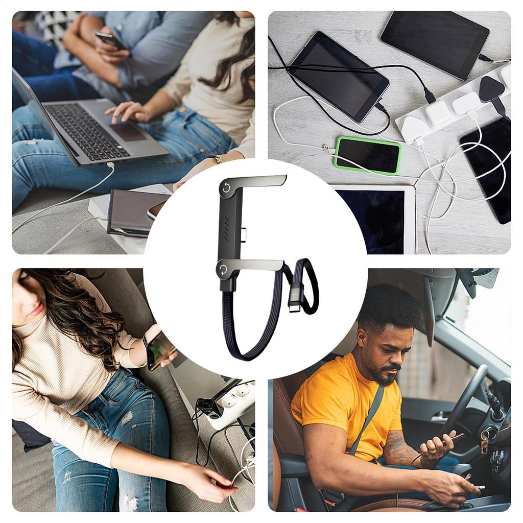 240w Fast Charging Data Cable Cord For iPhoneSamsungXiaomi USB Type C Multi Port Quick Charge Wire Line