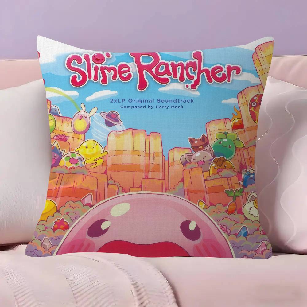 Cushion Cover Inches Farmhouse Decor Home Throw Pillow Covers for Couch Decorations Game SSlime Rancher